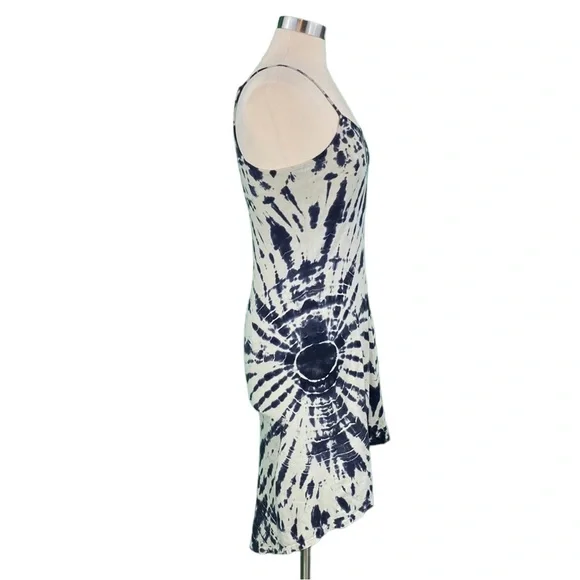 dELiAs Black and Gray Tie Dye Boho Cotton Sun Dress - Picture 4 of 13